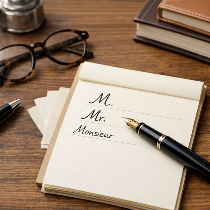 Abréviation de monsieur : M. ou Mr, quelle forme correcte ?