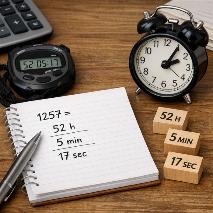 Comment convertir un nombre en heures, minutes et secondes ?