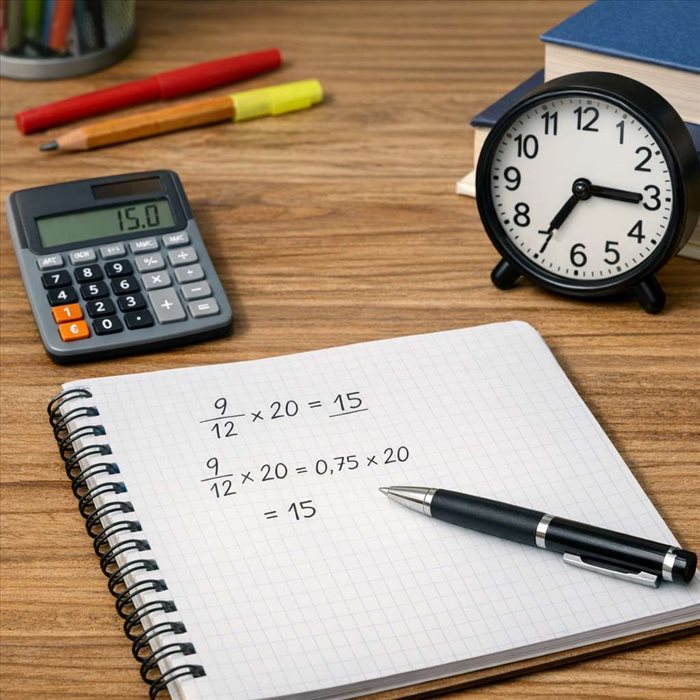 Comment mettre une note sur 12 sur 20 : calcul simple et rapide