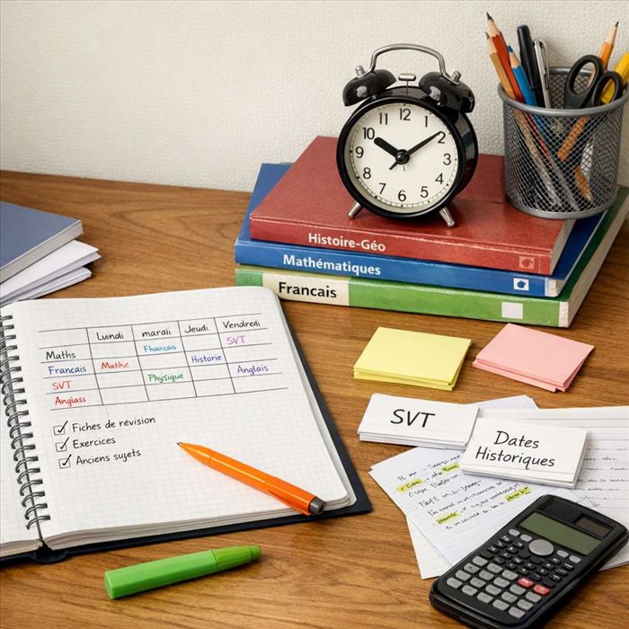 Réussir le brevet : planning de révision efficace et simple