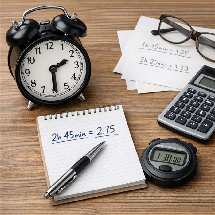 Comment exprimer des heures en centièmes ? Guide simple et pratique