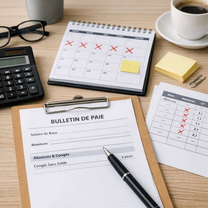 Gérer les absences sur la paie : méthode, calcul et bonnes pratiques