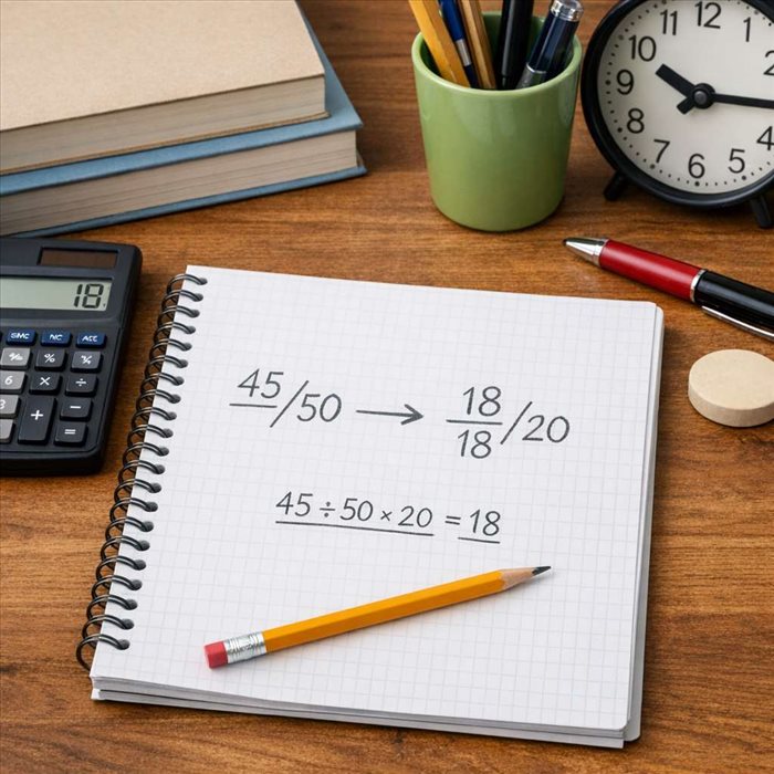 Comment mettre une note sur 50 sur 20 : guide de conversion